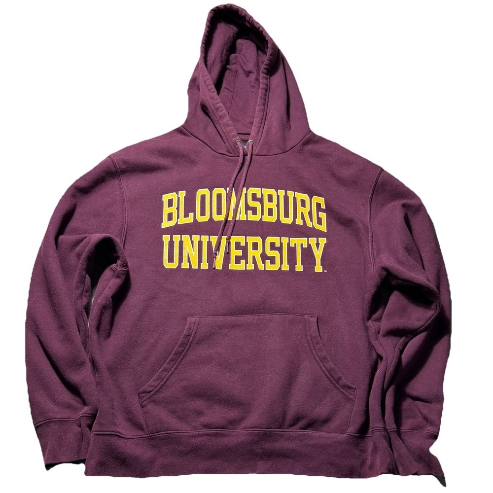 Vintage Bloomsburg University Hoodie Jansport Large Maroon Sweatshirt